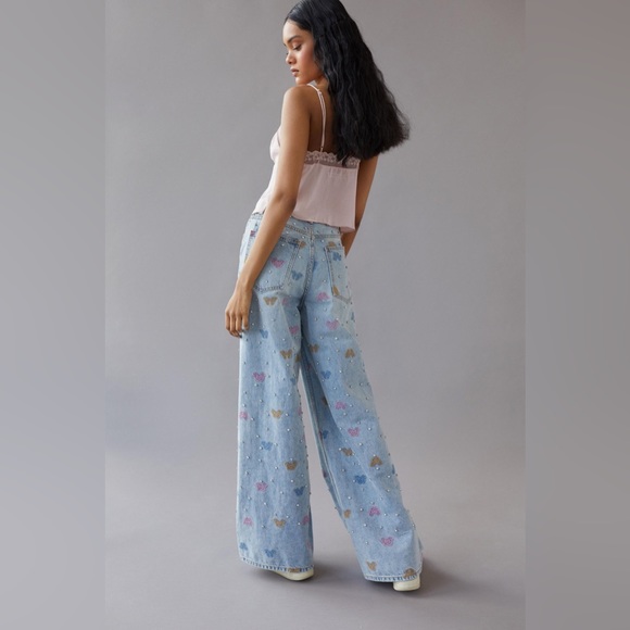 COPY - BDG - Skater Baggy Jean - Butterfly print - Picture 4 of 4